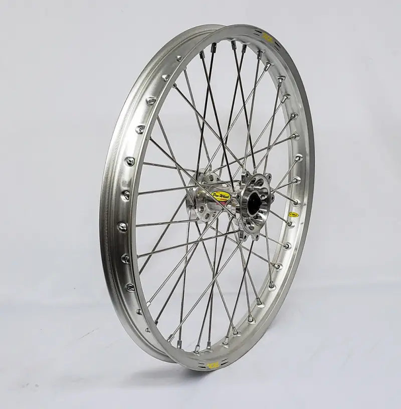 23-5701112 Pro-Wheel Wheel Front 1.60X21 Silver Hub Sil Rim/Sil Spoke/Blk Nipple - Wheels