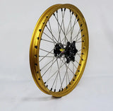23-5702421 Pro-Wheel Wheel Front 1.60X21 Black Hub Gld Rim/Blk Spoke/Sil Nipple - Wheels