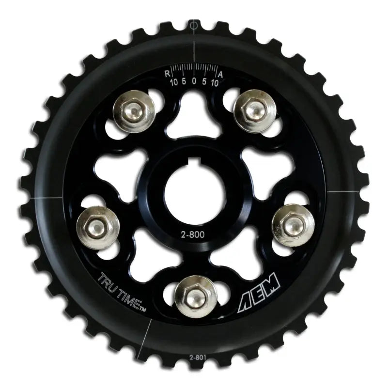 AEM 23-800BK 23-800BK AEM 88-95 Honda Civic/ 93-95 Del Sol S & Si Black Tru-Time Cam Gear