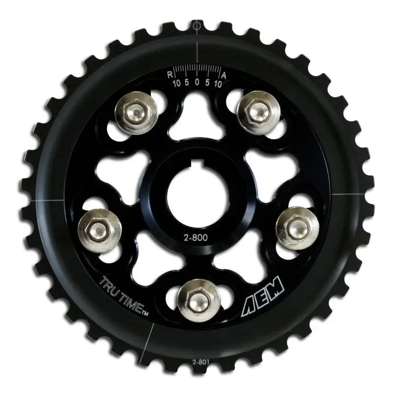 AEM 23-800BK 23-800BK AEM 88-95 Honda Civic/ 93-95 Del Sol S & Si Black Tru-Time Cam Gear