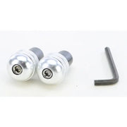 23-96462 Aluminum Bar Ends Silver