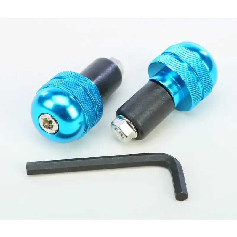23-96463 Aluminum Bar Ends Blue