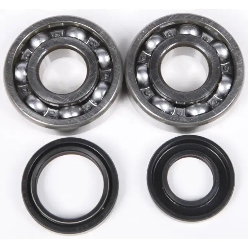 Two ball bearings and oil seals in the 23.CBS22086 crankshaft bearing seal kit for Yamaha RV parts