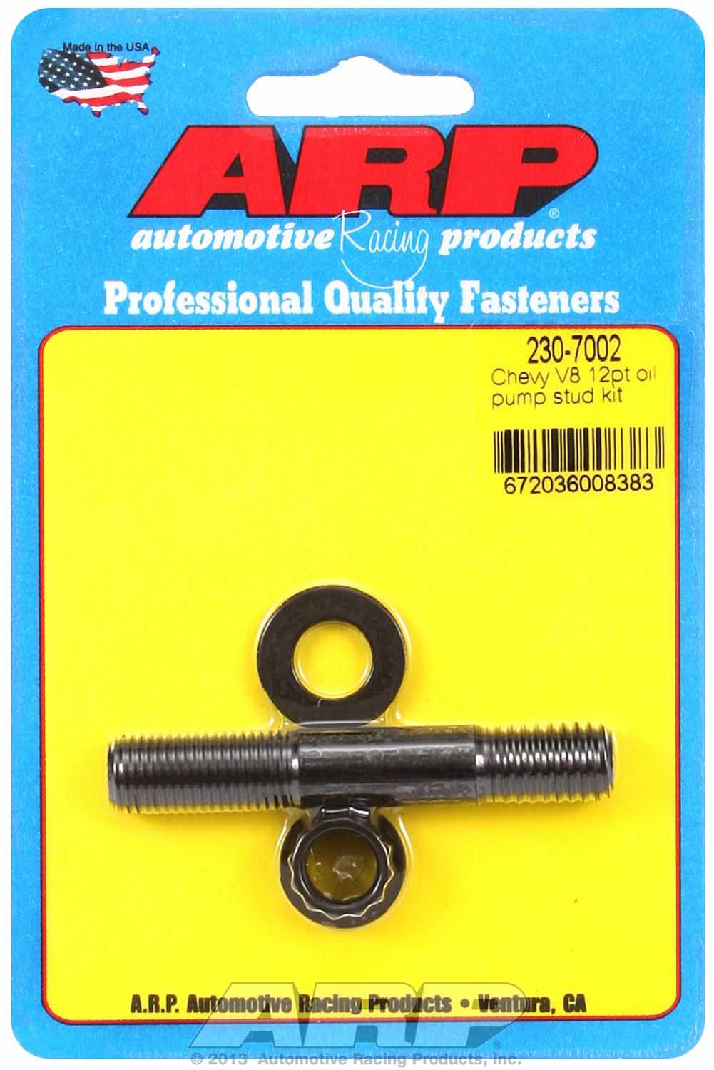 230-7002 ARP Fasteners Oil Pump Stud For Use With Chevy Small Block