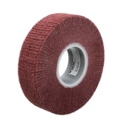 Maroon abrasive flap brush for BAL Norco mounting adapter on BAL Mounting system