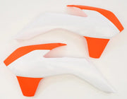 2314255321 Radiator Shroud Orange/White