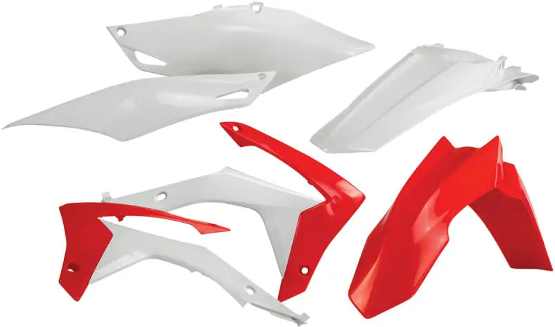 2314403914 Plastic Kit Red, includes front fender, rear fender, side panels, radiator scoops, vibrant red color, durable protection, seamless fit, enhances bike appearance, RV, Automotive, Powersports, AVADA - Best Sellers