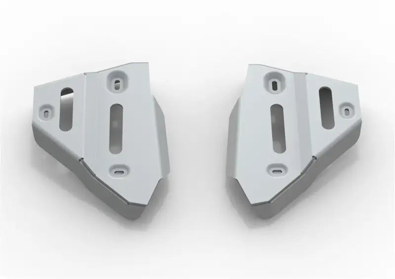 Gray Rival Aluminum Skid Plate with holes for Toyota vehicles