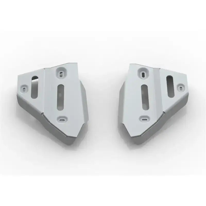 Gray Rival Aluminum Skid Plate with holes for Toyota vehicles
