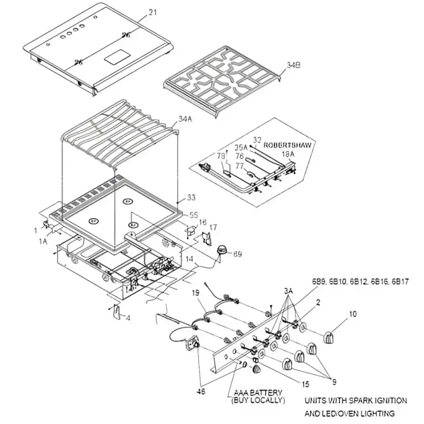 233419 Suburban Mfg Board Led Blue Ligh - Ignition Control Circuit