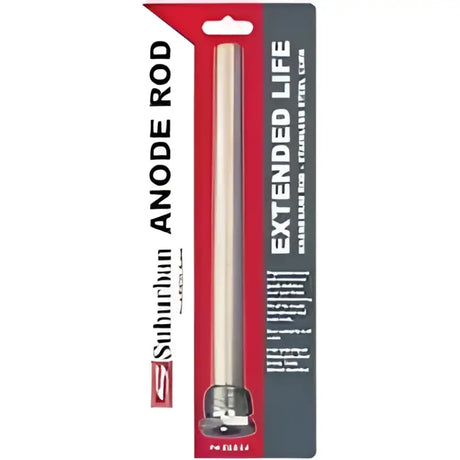 Suburban 233516 Aluminum Anode Rod in original packaging, offering extended life and effective corrosion protection.