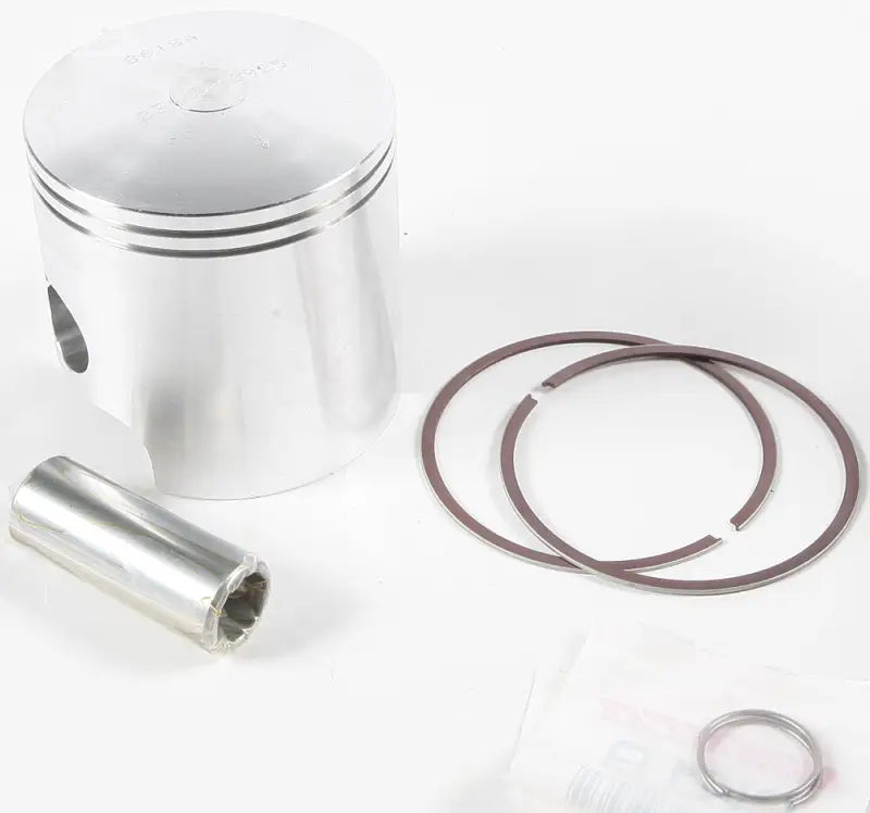 Silver-colored 2346M06825 piston assembly with piston pin and rings for Indy Rxl Sks S/M