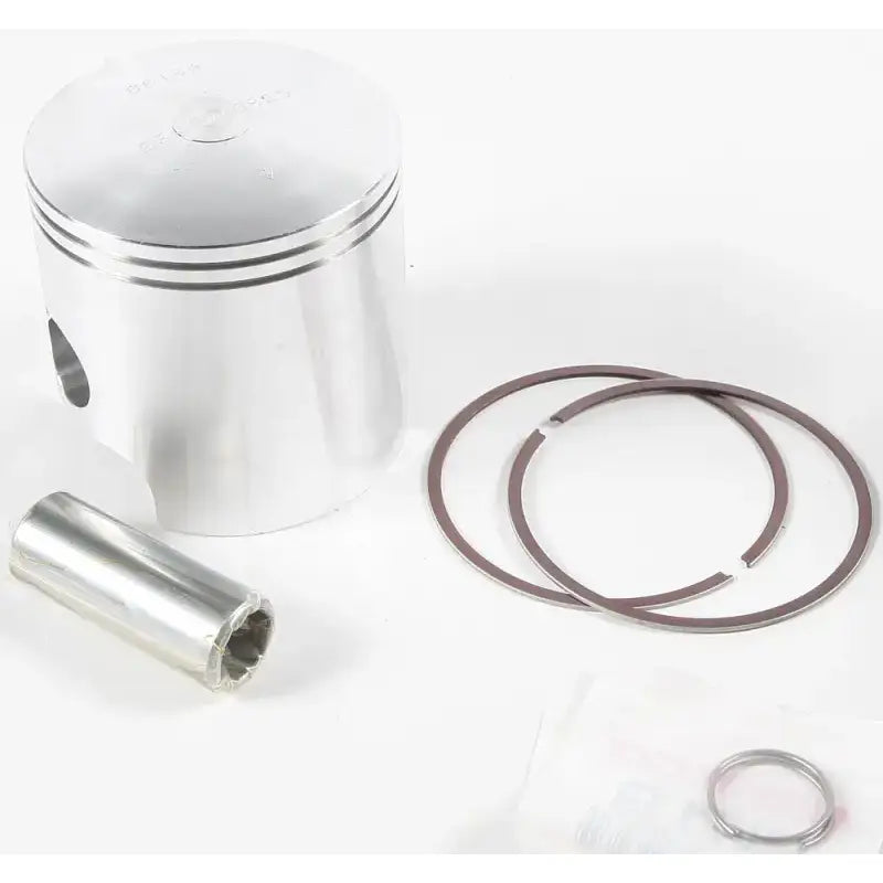 Silver-colored 2346M06825 piston assembly with piston pin and rings for Indy Rxl Sks S/M