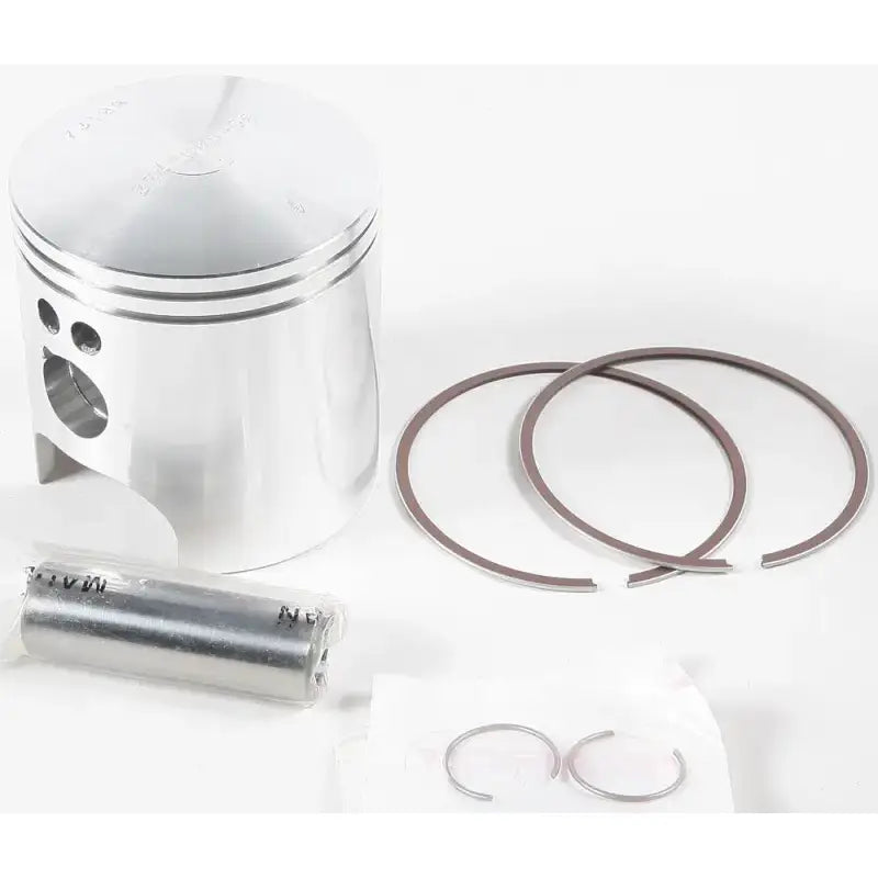 Silver engine piston with rings, pin, circlips for 2347M06450 piston M06450 Indy 580
