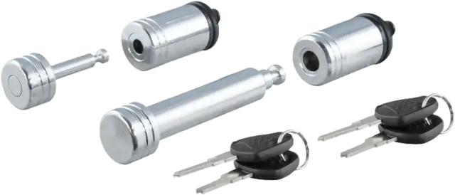 23526 Curt Hitch/ Coupler Lock Set 2 Inch Receiver 7/8 Inch Latch - RV and Auto Parts