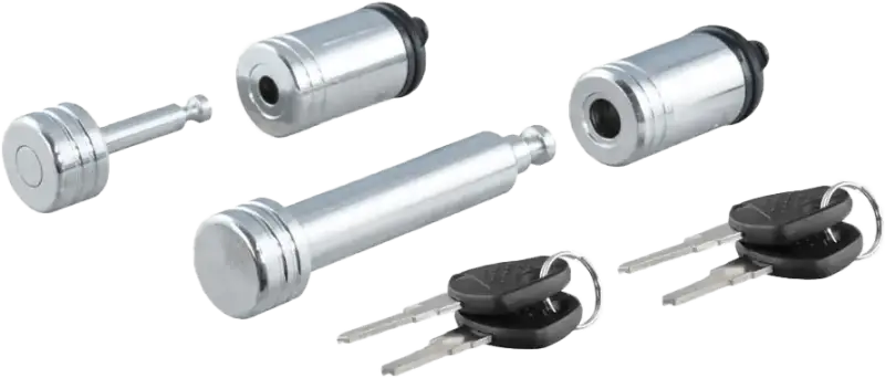 23526 Curt Hitch/ Coupler Lock Set 2 Inch Receiver 7/8 Inch Latch - RV and Auto Parts