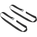 23627 LOGO Powertye Tie-Down Cam S-Hook Soft-Tye 1 InchX6’ Black/Pink Pair - Straps/Tie-Downs
