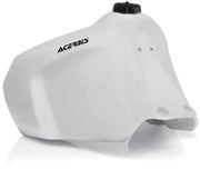 White plastic fuel tank for dirt bikes with 6-gallon capacity and 2367760002 model