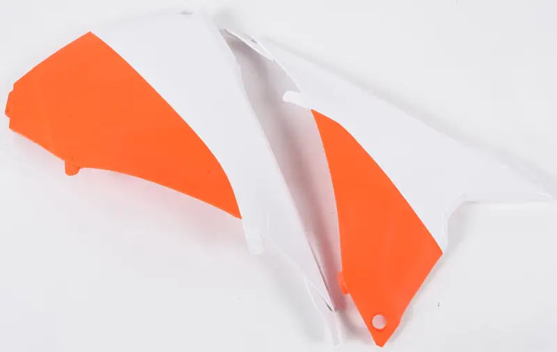 2374121088 Airbox Covers White/Orange - Cover