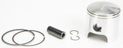 Disassembled piston kit components for Piston M06800 Mxz440 including rings and wrist pin
