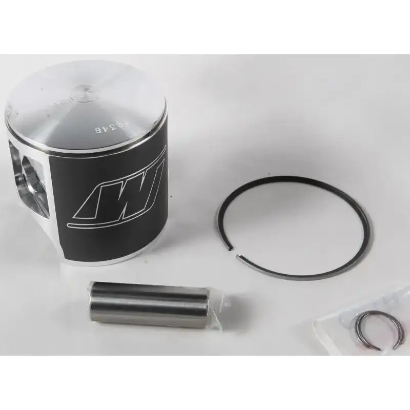 Aluminum piston m07750 formula plus with black anti-friction coating and accessories
