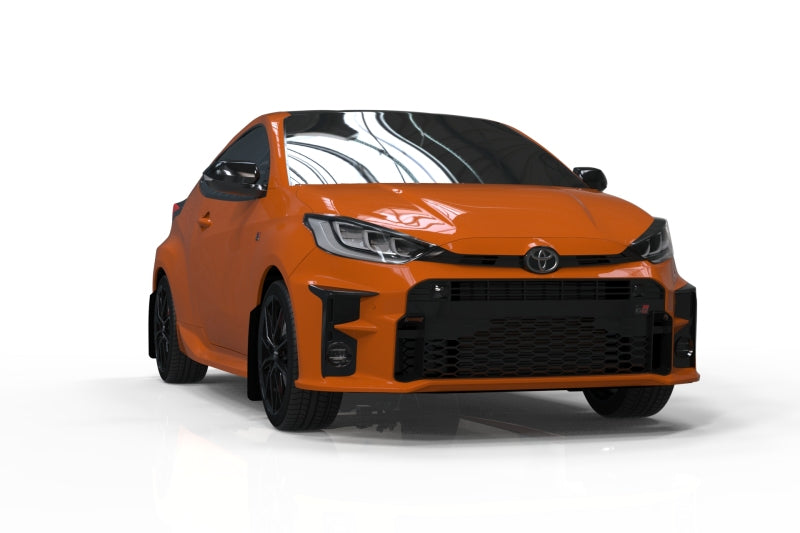 Rally Armor MF74-UR-BLK/GRY Rally Armor 20-22 Toyota GR Yaris Hatchback Black Mud Flap w/ Grey Logo