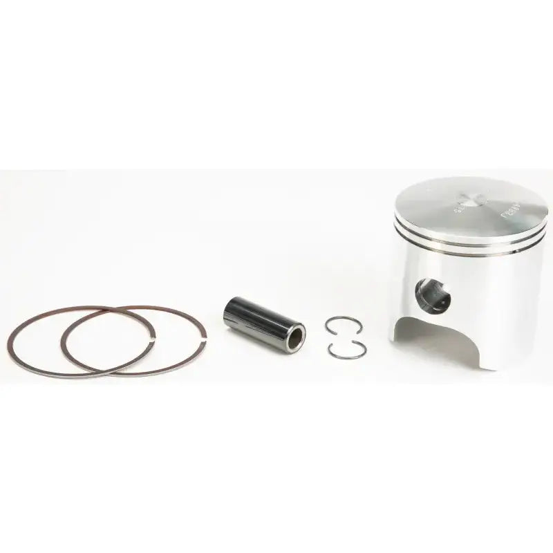 Disassembled piston m06975 grand tour kit with rings pin and circlips for engine repair