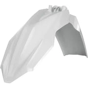White motorcycle fender from product 2393400002, perfect for a sleek ride upgrade