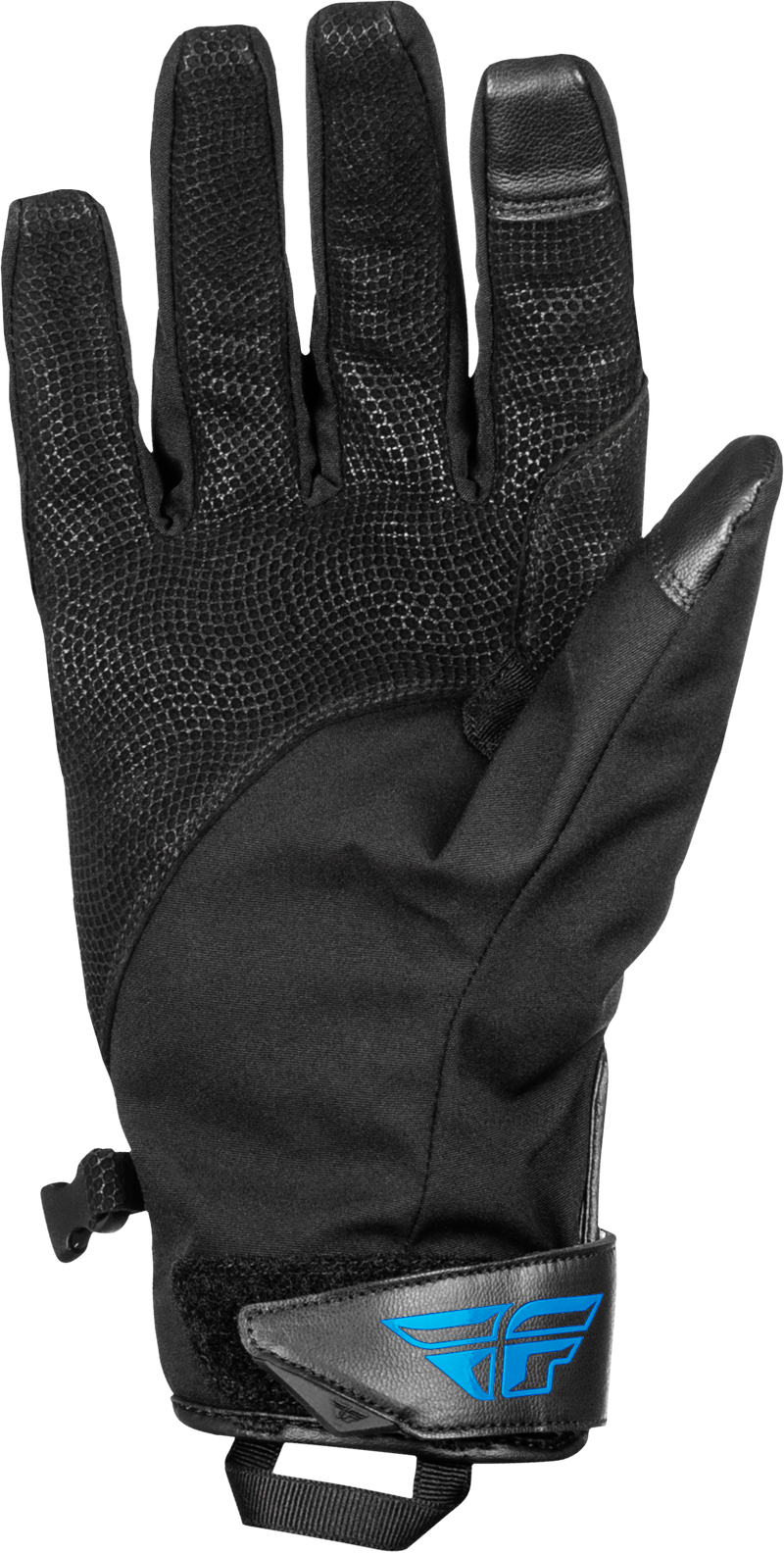 Title Long Gloves Blue/Black/Light Blue Xs