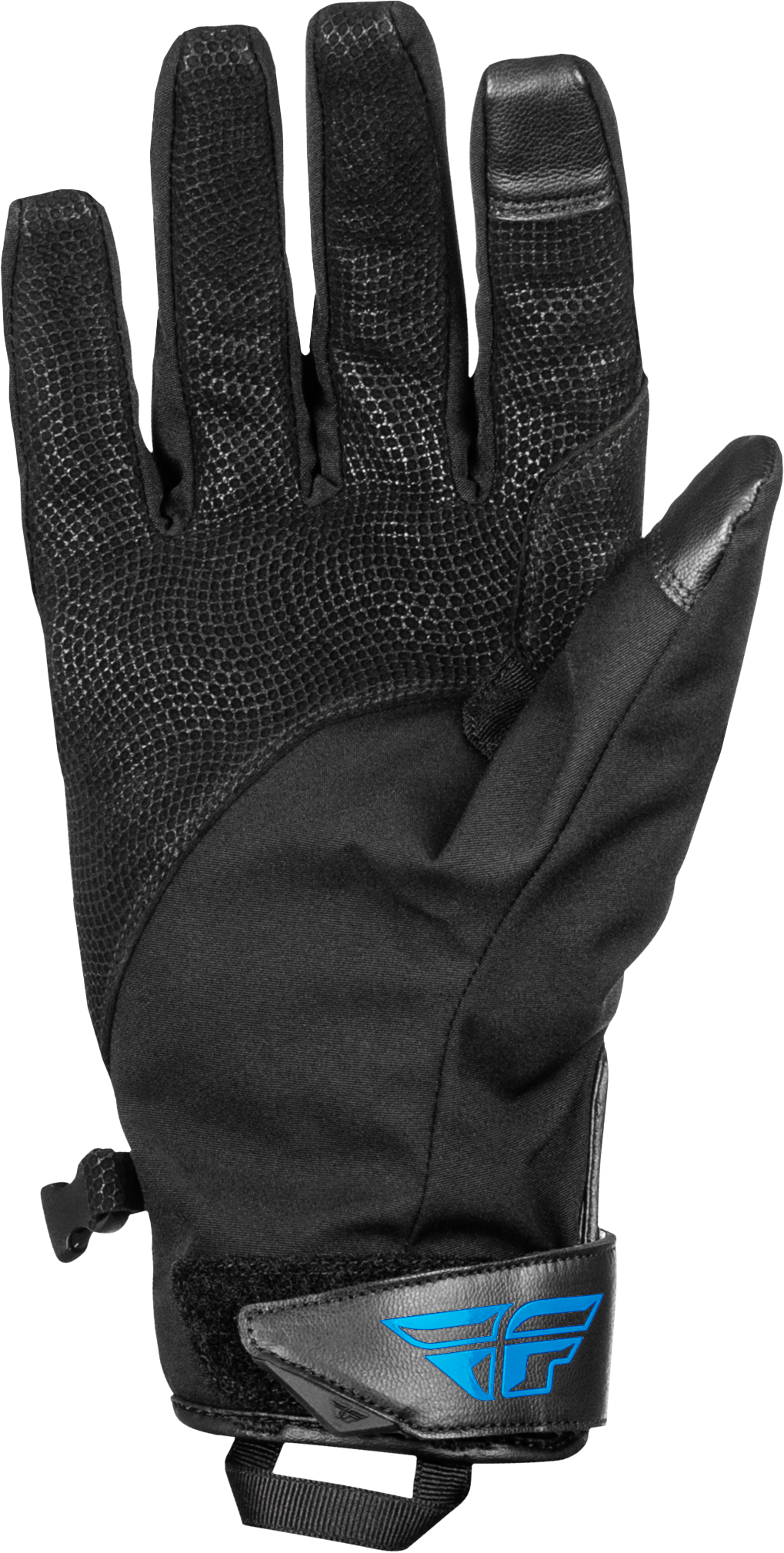Title Long Gloves Blue/Black/Light Blue 3x