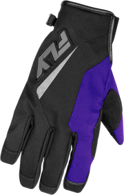 Title Gloves Black/Purple/Grey Md