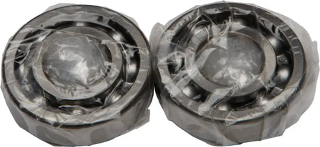 Two plastic-wrapped crankshaft bearings for seal kit replacement in the 24-1033 Crankshaft Bearing/Seal Kit