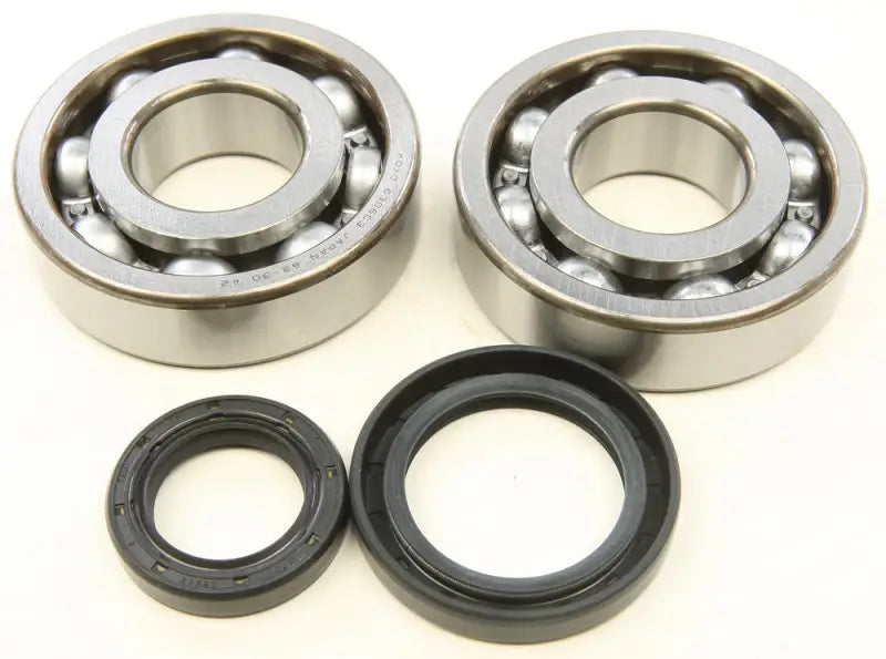 Two ball bearings and oil seals from the 24-1038 Crankshaft Bearing Seal Kit for RV parts & accessories