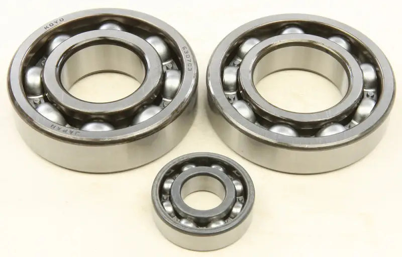 Three different size crankshaft bearings from the 24-1080 Crankshaft Bearing Seal Kit, great RV parts & accessories