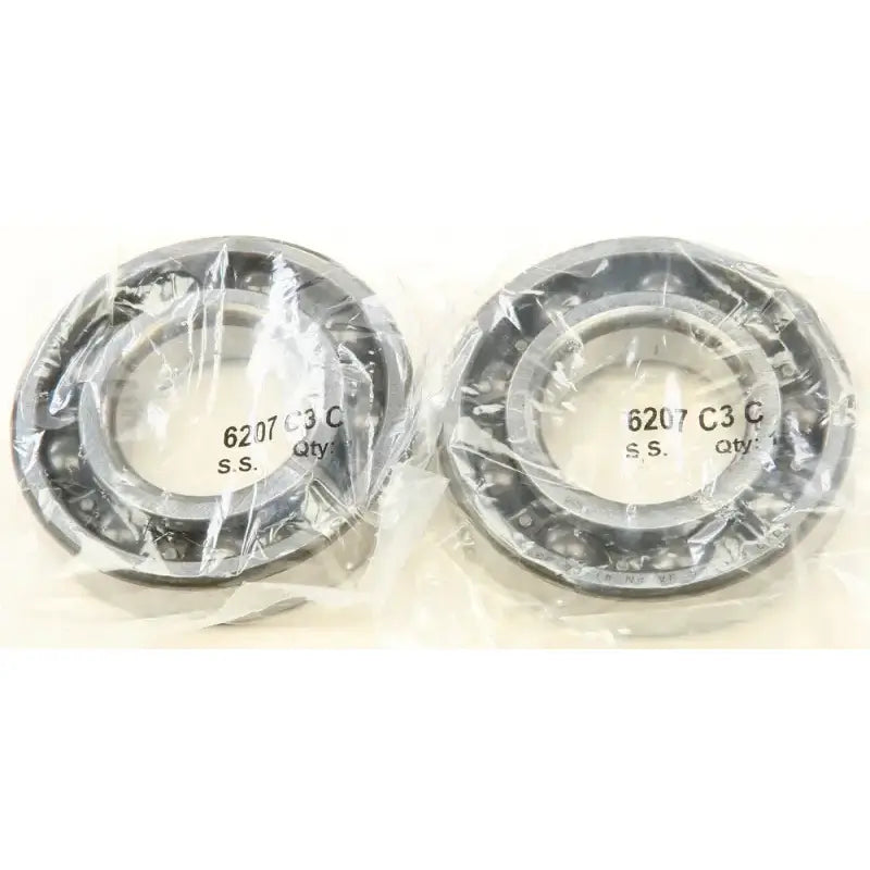 Two new individually packaged 6207 C3 C crankshaft bearings for RV parts & accessories