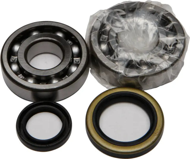 Open ball bearings and oil seals from 24-1091 Crankshaft Bearing Seal Kit for RV parts