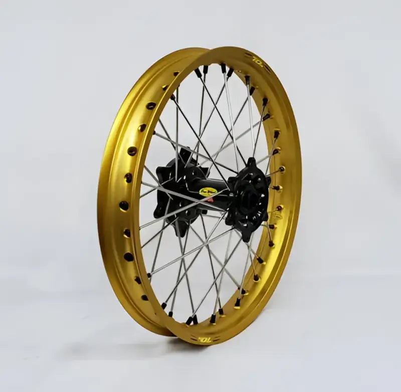 24-1101414 Pro-Wheel Wheel Rear 1.85X19 Silver Hub Gld Rim/Sil Spoke/Gld Nipple - Wheels