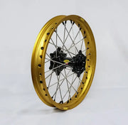 24-1102444 Pro-Wheel Wheel Rear 1.85X19 Black Hub Gld Rim/Gld Spoke/Gld Nipple - Wheels