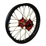 24-1107412 Pro-Wheel Wheel Rear 1.85X19 Red Hub Gld Rim/Sil Spoke/Blk Nipple - Wheels