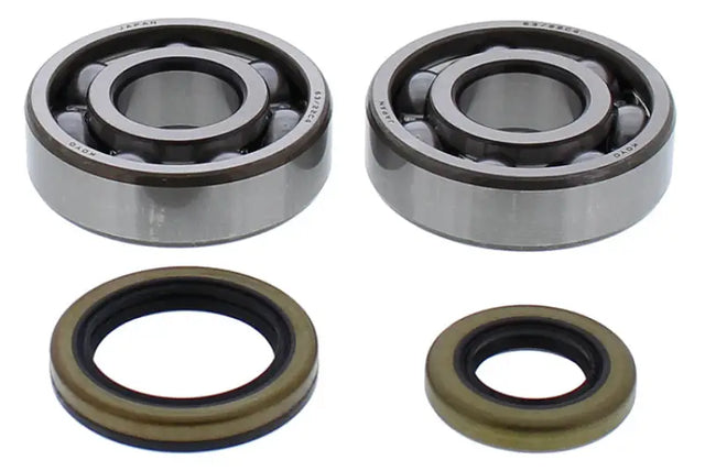 Two ball bearings and oil seals from the 24-1119 Crankshaft Bearing Seal Kit for RV parts & accessories