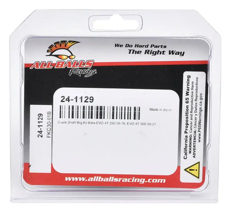 Packaged All Balls Racing crankshaft bearing and seal kit for RV parts & accessories