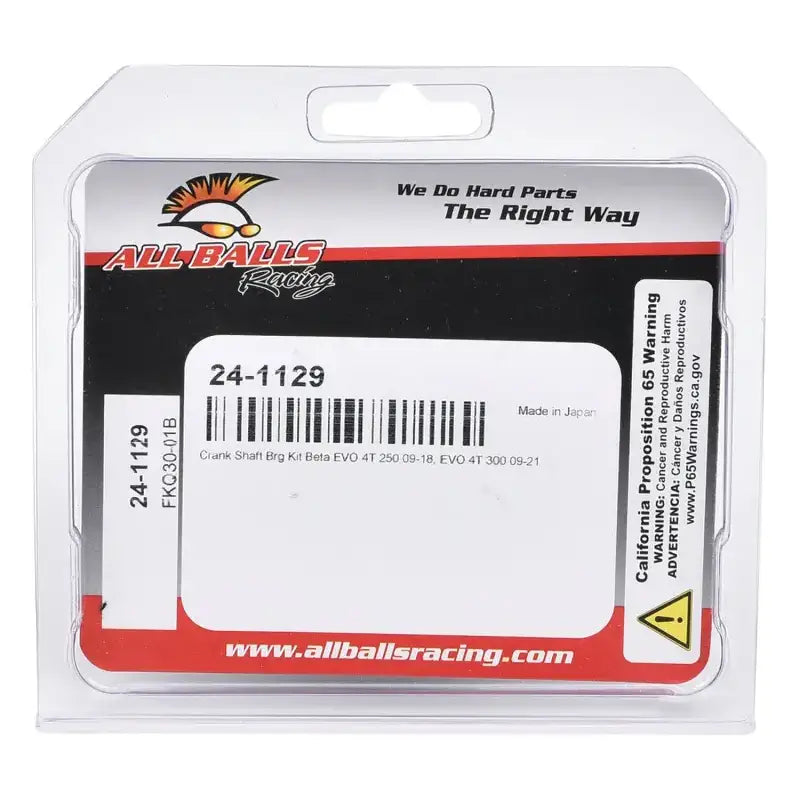 Packaged All Balls Racing crankshaft bearing and seal kit for RV parts & accessories