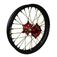 24-1207242 Pro-Wheel Wheel Rear 2.15X19 Red Hub Blk Rim/Gld Spoke/Blk Nipple - RV and Auto Parts