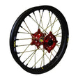 24-1317242 Pro-Wheel Wheel Rear 1.85X19 Red Hub Blk Rim/Gld Spoke/Blk Nipple - RV and Auto Parts