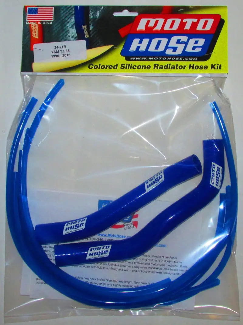 24-21B Moto Hose Silicone Kit (Blue) - Engine