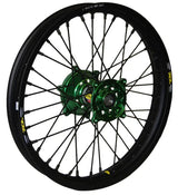 24-2205222 Pro-Wheel Wheel Rear 2.15X19 Green Hub Blk Rim/Blk Spoke/Blk Nipple - RV and Auto Parts