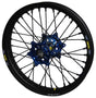 24-2283222 Pro-Wheel Wheel Rear 2.15X18 Blue Hub Blk Rim/Blk Spoke/Blk Nipple - RV and Auto Parts