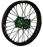 24-2285222 Pro-Wheel Wheel Rear 2.15X18 Green Hub Blk Rim/Blk Spoke/Blk Nipple - RV and Auto Parts