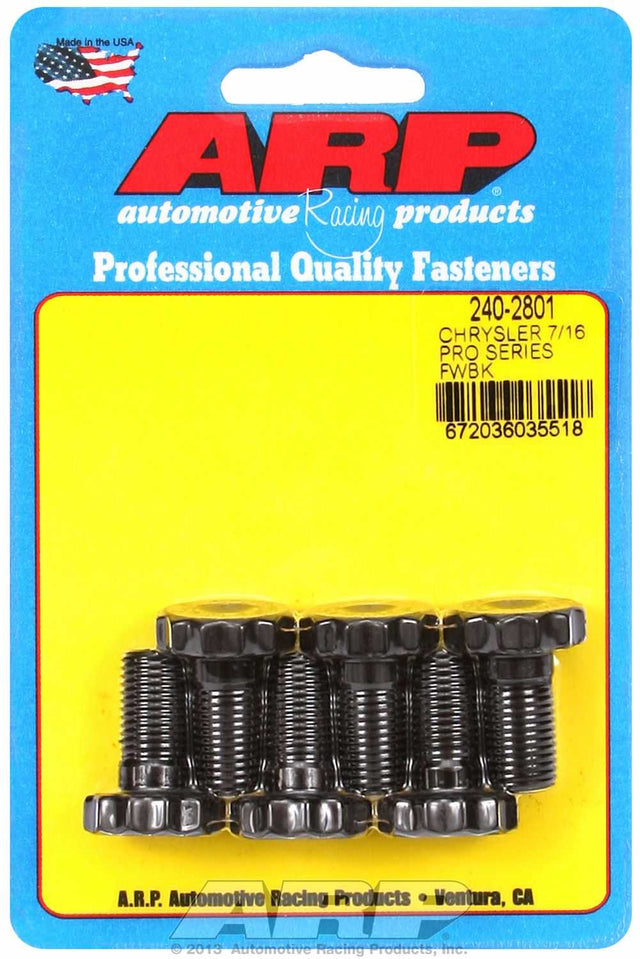 240-2801 ARP Fasteners Clutch Flywheel Bolt For Use With SL6 3.9L V6