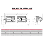 240053 Rigid Industry Rad + 40 Rgbw - Light Bar